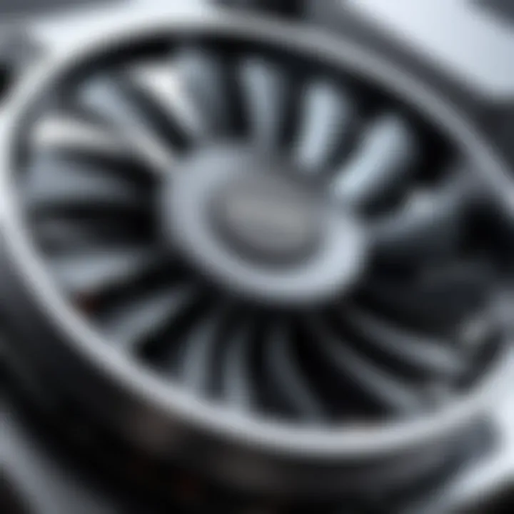 Variety of desktop cooling fans on display