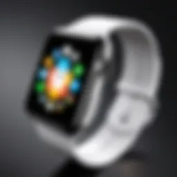 Stylish iWatch series showcasing sleek design