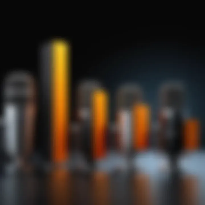 Graph comparing frequency response ranges of popular studio microphones.