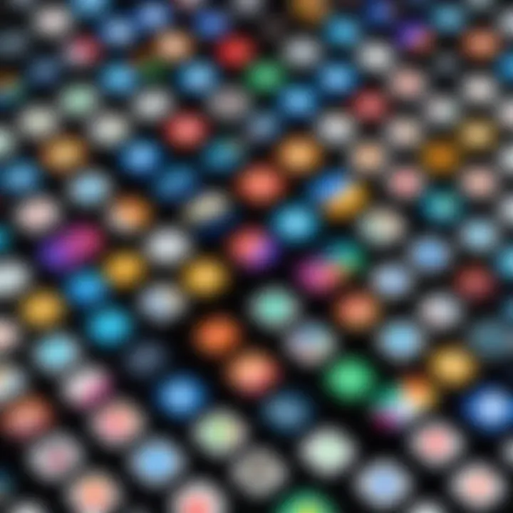 A variety of app marketplace logos