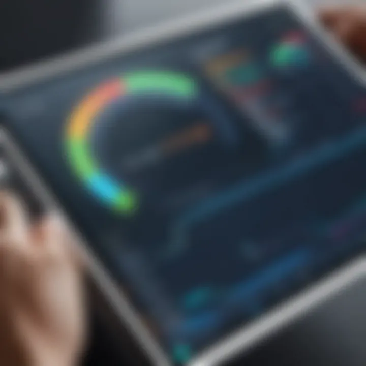 Comparison of app performance metrics