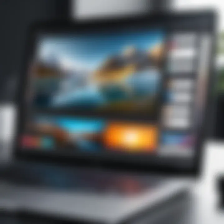 Dynamic visual effects within a video production app
