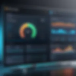 A sleek interface of a performance booster software showcasing optimization statistics.