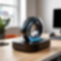 Compact design of the Cubii elliptical machine