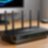 High-performance router and modem combo setup