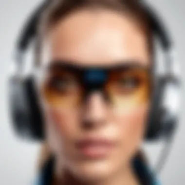 High-performance video headset showcasing advanced technology