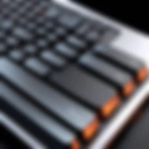 Ergonomic USB keyboard designed for MacBook Pro
