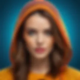 A vibrant digital artwork showcasing the impact of Adobe filters on photography.