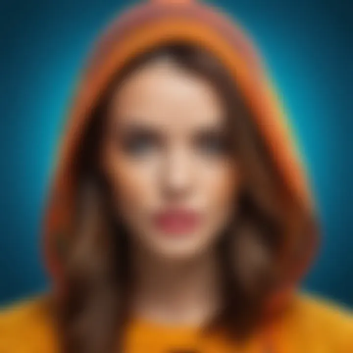 A vibrant digital artwork showcasing the impact of Adobe filters on photography.