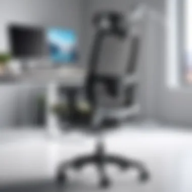 Ergonomic chair supporting proper posture