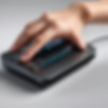 Ergonomic Input Device Features An ergonomic input device designed for precision and comfort