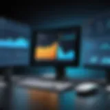 Data analytics visualization depicting Amazon's data collection techniques