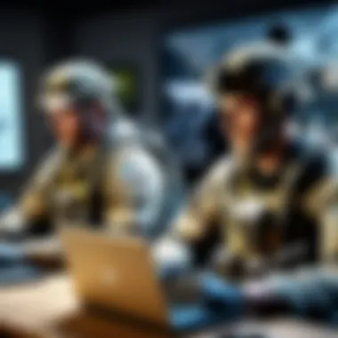 Call of Duty community engagement on laptop platforms.