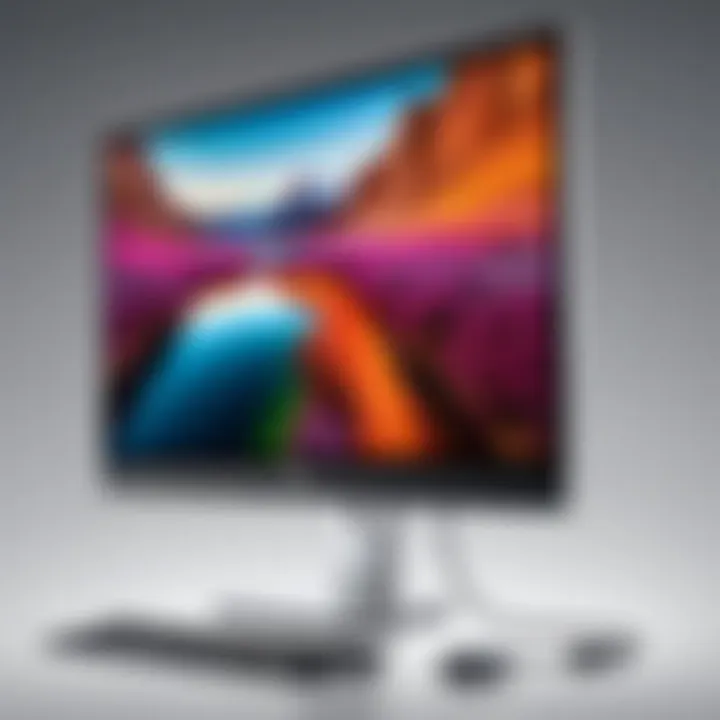 High-resolution Dell monitor showcasing USB-C connectivity