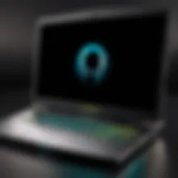 High-performance Alienware laptop showcasing advanced graphics