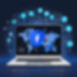 Visual representation of data breach impact