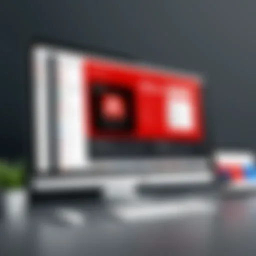 Visual representation of adblock browser interface