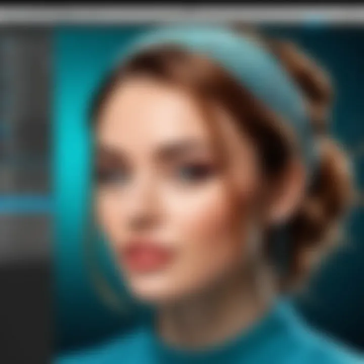 Editing in Photopea online tool