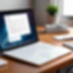 Interface of a popular free writing app showcasing its features