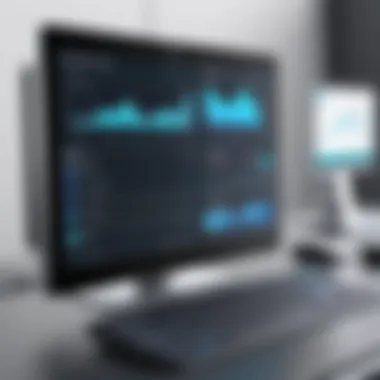 Modern POS System Interface Modern POS system interface showcasing analytics