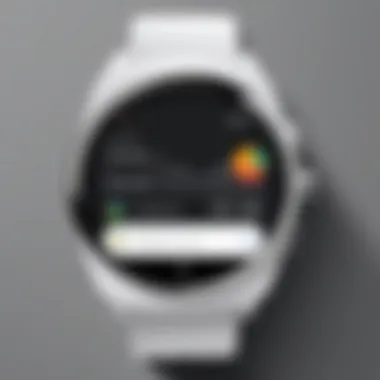 User interface of a popular Google Wear app showcasing its functionalities