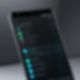Secure messaging interface on Android