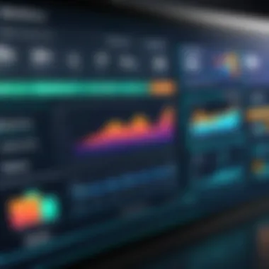 Insightful Inventory Metrics Dashboard A sophisticated dashboard displaying inventory metrics and analytics
