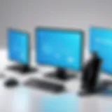 Conceptual illustration of No Contract VoIP services