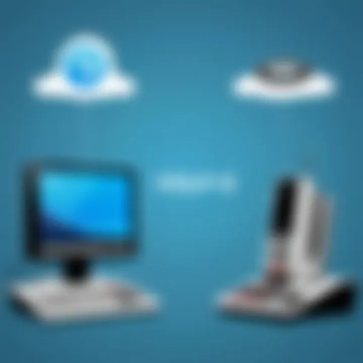 Infographic comparing VoIP and traditional telecom services