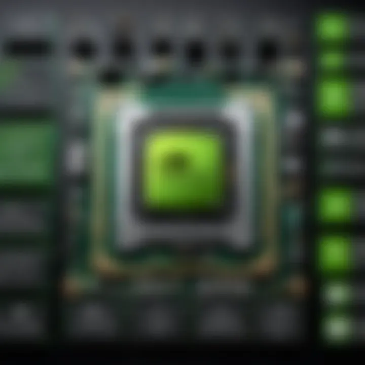 Infographic on applications of NVIDIA GPUs in various sectors