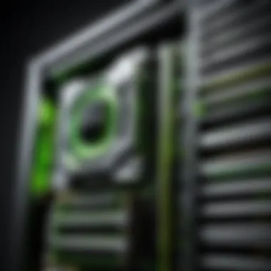 NVIDIA Supercomputer Cluster in Action Supercomputer cluster illustrating power and efficiency