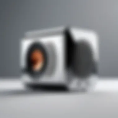 Aesthetic Appeal of Portable Speakers Modern portable speaker design showcasing sleek aesthetics