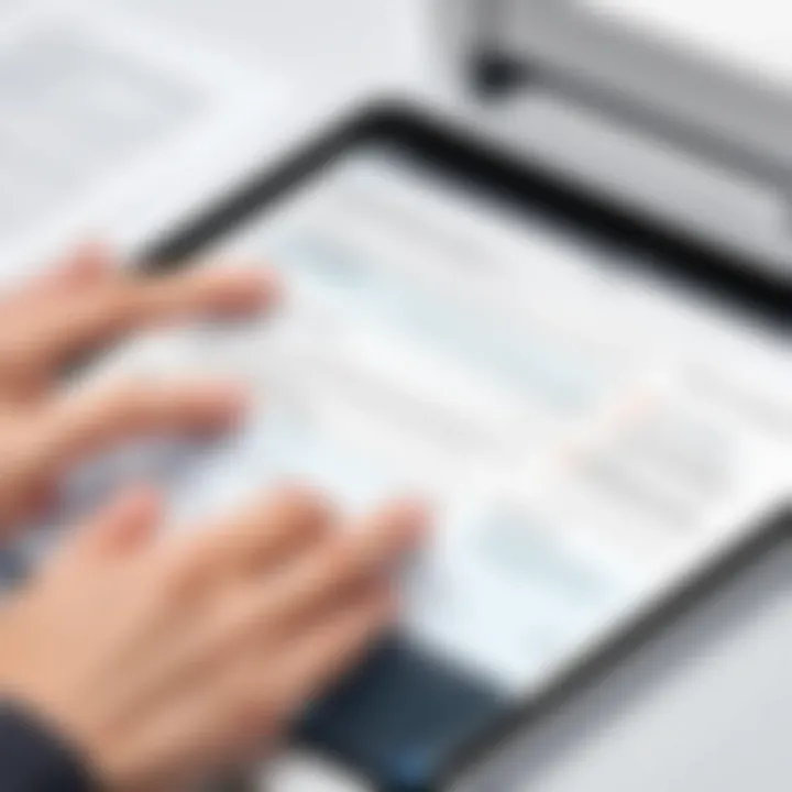 User experience evaluation in printer applications
