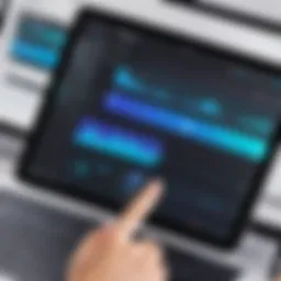 User interface of a video editing app showcasing easy navigation