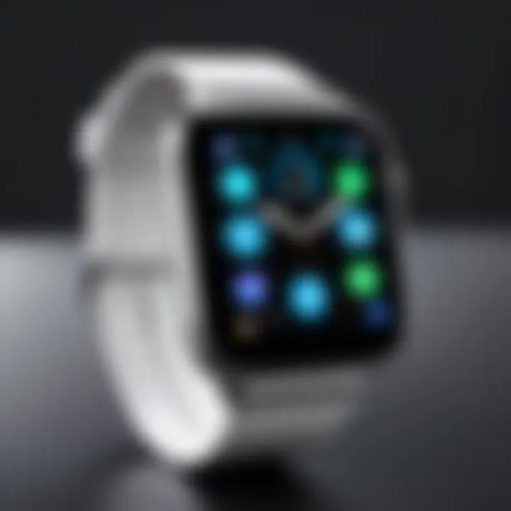 Standalone smartwatch showcasing advanced technology