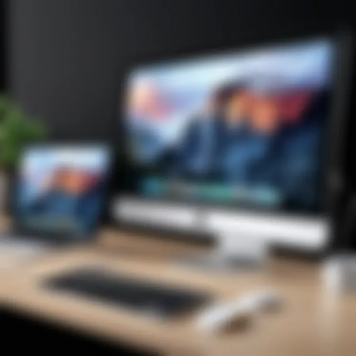 Performance metrics comparison between Apple Mac desktop and other platforms