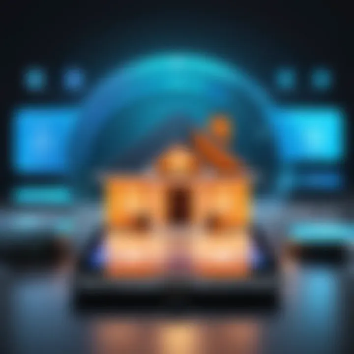 User-friendly mobile app interface for home security management
