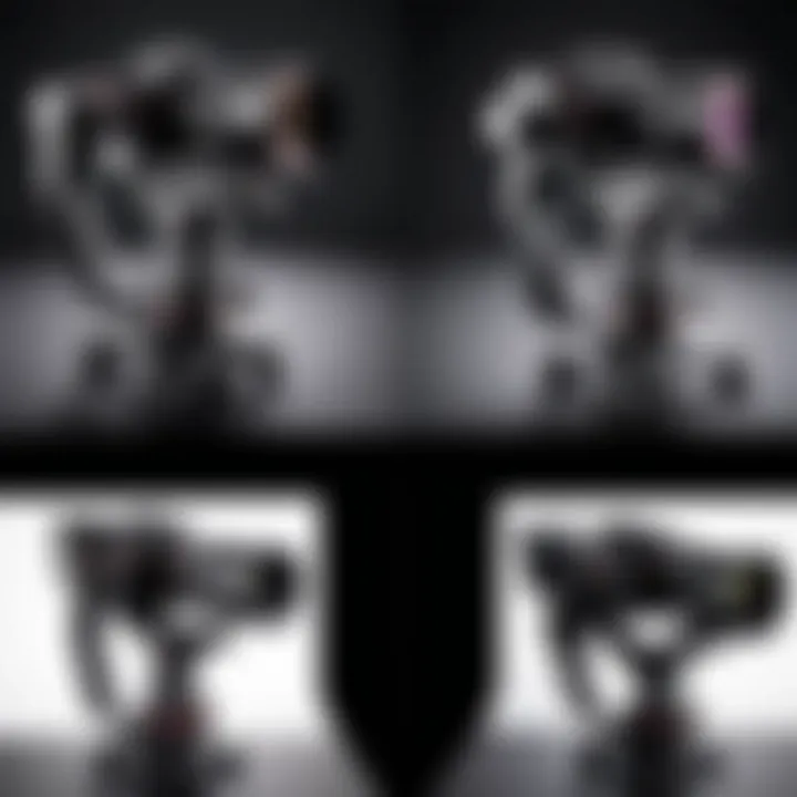Comparison of different types of gimbals for DSLR cameras.