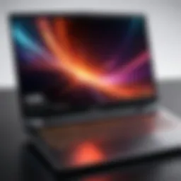 Top-tier gaming laptop showcasing advanced graphics