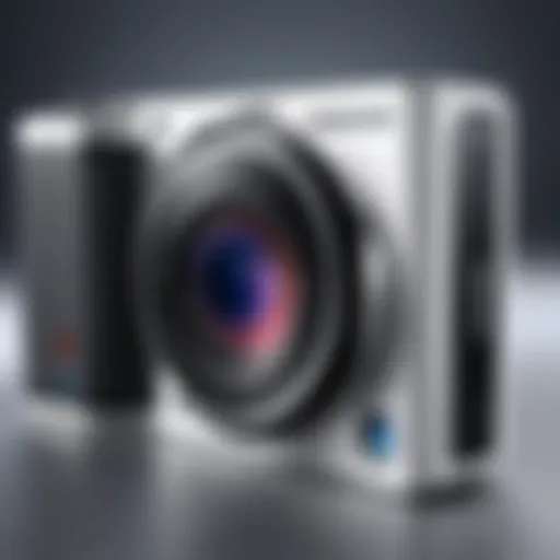 Sleek design of the Samsung Gear Camera showcasing its modern aesthetics and functionality.