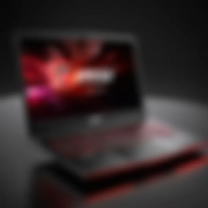 MSI GE Raider laptop showcasing sleek design