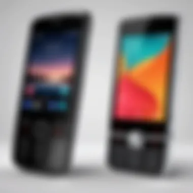 Functionality Comparison: Smart Flip vs Traditional Smartphones Graph comparing smart flip phones and traditional smartphones in functionality.