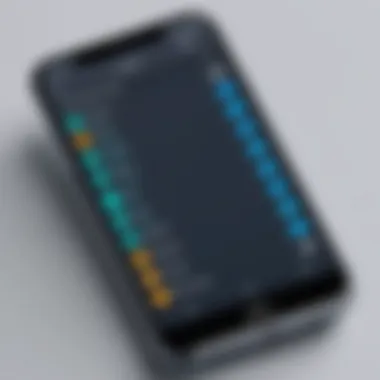 User Interface of a To-Do List App User interface showcasing a to-do list app with alarm settings