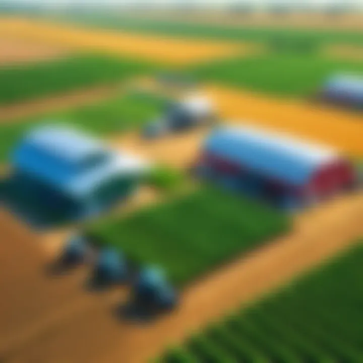 Smart agricultural devices optimizing farm productivity.