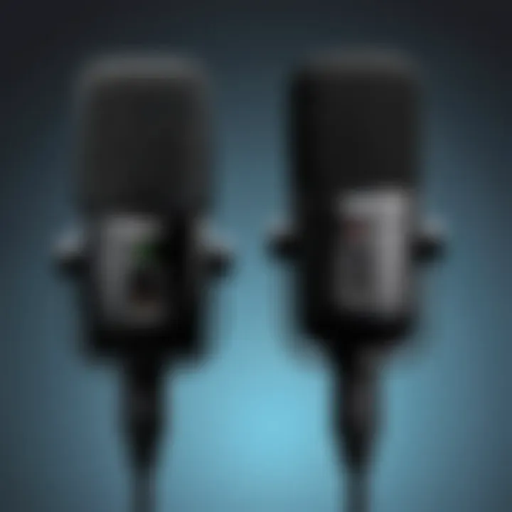 Comparison chart of advantages and disadvantages of USB microphones