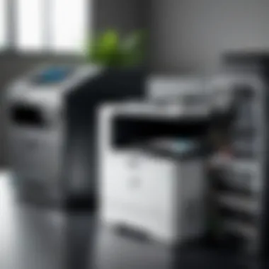 A side-by-side comparison of different 11x17 LaserJet printer models