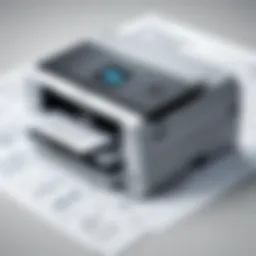 A high-resolution printout showcasing technical diagrams
