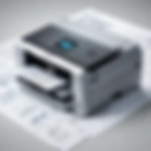 A high-resolution printout showcasing technical diagrams