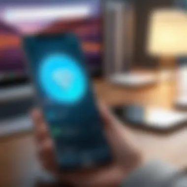 Scenario-based illustration highlighting the application of WiFi Assist Calling