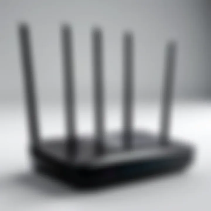 Comparison chart of various WiFi router features